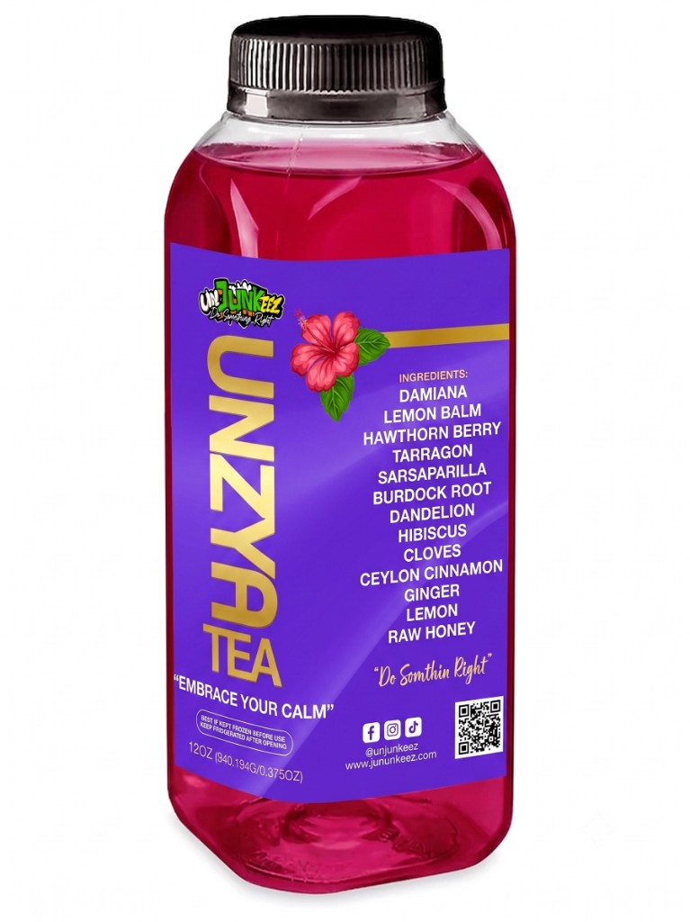 Unzya Tea bottle